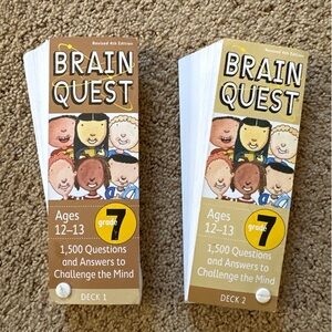 Brain Quest Trivia Cards
